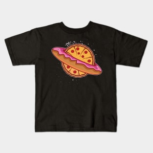 pizza and donuts fast food Kids T-Shirt